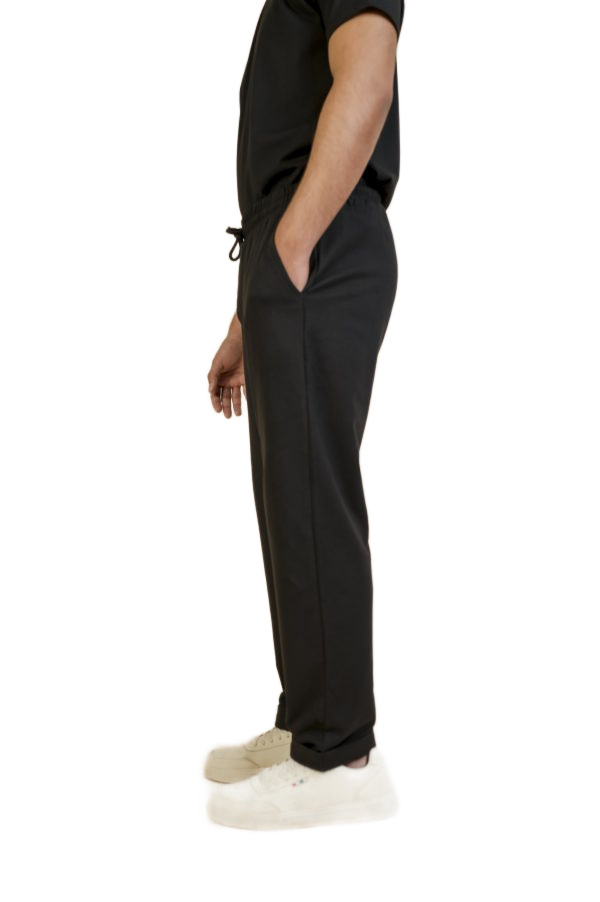 black trouser for men Pakistan premium cotton terry