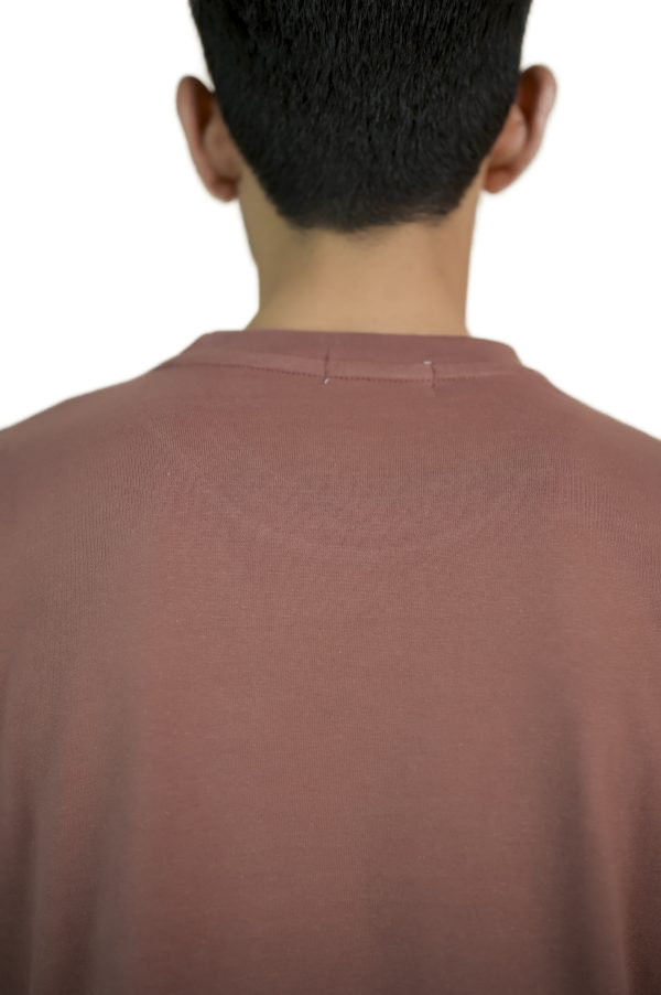 brown t shirt for men Pakistan desert clay 280 GSM cotton
